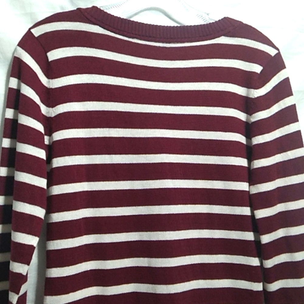 NWT Aeropostale Button Up Striped Sweater Sz.M (A-75) - Picture 7 of 10